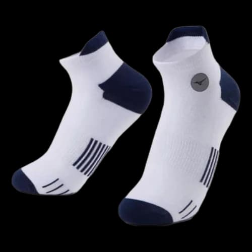 Mizuno PERFORMANCE Striped Mid-Calf Socks 'White Black'