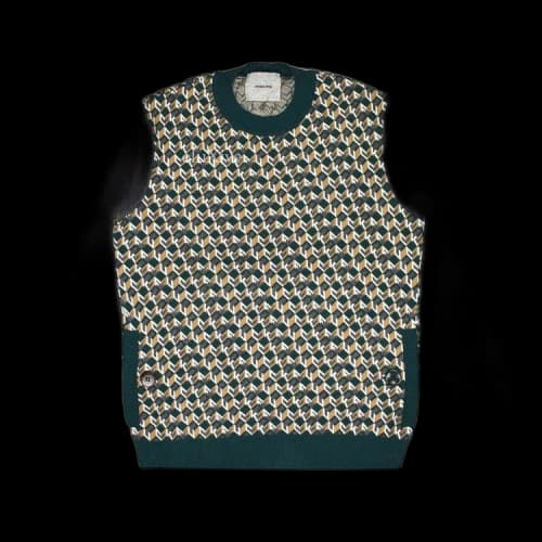 Undercover Fuck Jacquard Knit Sweater 'Dark Green'