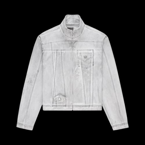 Sp5der Platinum Trucker Jacket Gunmetal
