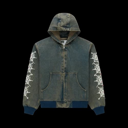 Sp5der Webstone Denim Jacket 'Indigo'