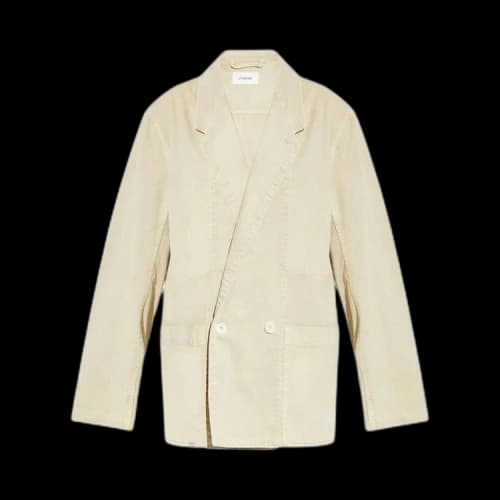 Lemaire Workwear Blazer 'Denim Snow Oat'