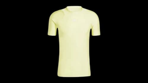 adidas Fashion Cut Line T-Shirt Yellow Tint