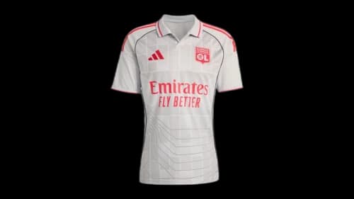 adidas Olympique Lyonnais 25/26 Third Jersey Light Solid Grey