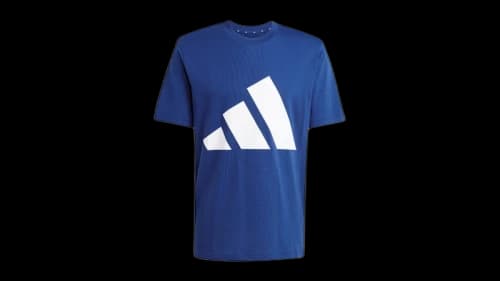 adidas Essentials Big Logo Tee Dark Blue/White