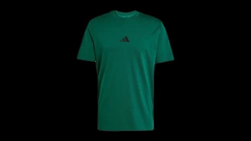 adidas Essentials Small Logo Single Jersey T-Shirt Collegiate Green/Black