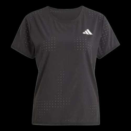 adidas Adizero Running T-Shirt 'Black' (Women's)