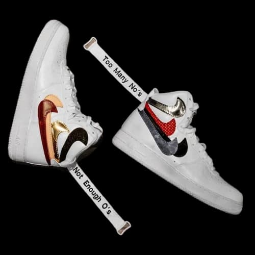 Nike John Geiger x The Shoe Surgeon x Air Force 1 High 'Misplaced Checks'