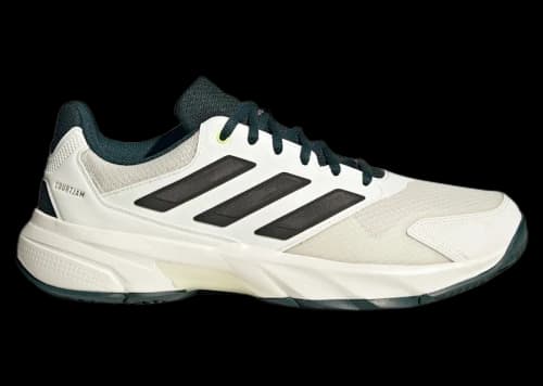adidas Courtjam Control 3 Off White Silver Metallic Aurora Ivy