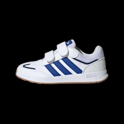 Adidas Tensaur Abrasion Resistant Low top Kids Lifestyle Shoes White/Royal Blue/Dark Blue Kids'