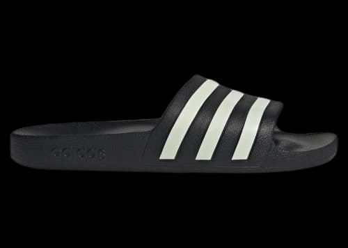 adidas Adilette Aqua Slides Black Ivory