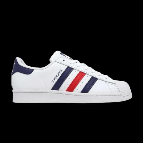 adidas Superstar 'Footwear White Dark Blue'