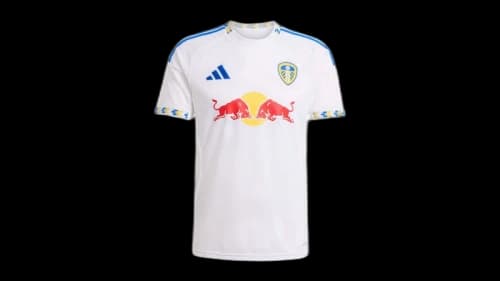 adidas Leeds United FC 25/26 Home Jersey White Blue