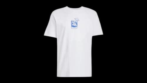 adidas Lounge Drink Graphic Tee White