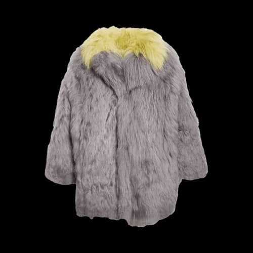 Marni Fur Coat Atmosphere 'Grey'