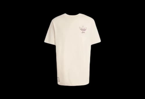 adidas Ajax Terrace Icons Graphic T-shirt 'Halo Ivory' (FW25)