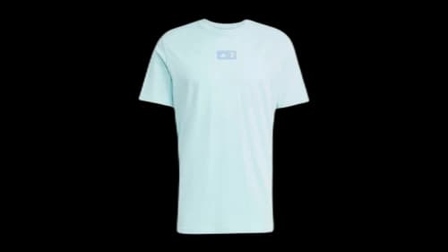 adidas Juventus Seasonal Graphic Tee Semi Flash Aqua