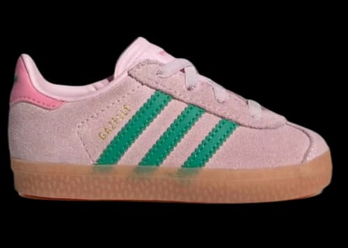 adidas Gazelle Comfort Closure Clear Pink Court Green (TD)