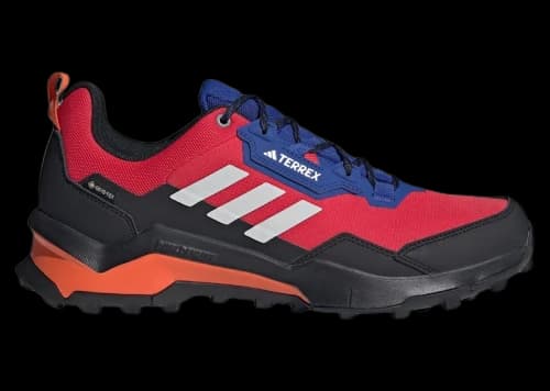 adidas Terrex AX4 Gore-Tex Pure Ruby Grey One Semi Lucid Blue