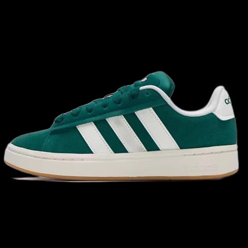 Adidas GRAND COURT ALPHA Comfortable Round Toe Low top Skateboard Shoes Men's Green