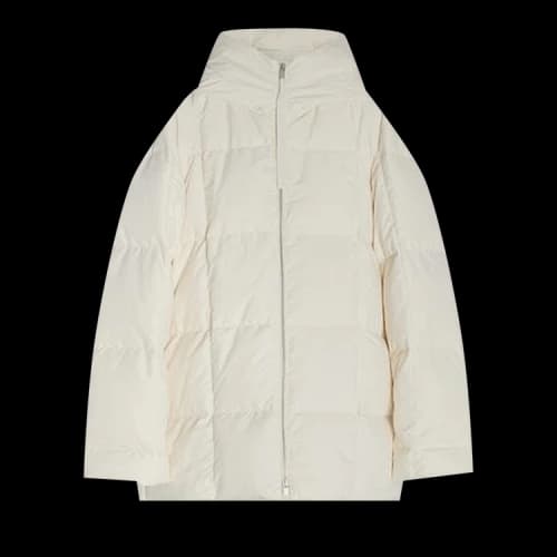 Jil Sander Fill Down Hooded Blouson 'Vanilla'