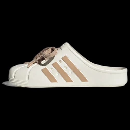 adidas Adilette Clogs 'Cream White Tan'