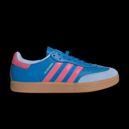adidas Velosamba Leather Bright Blue Pulse Magenta Lucid Lemon
