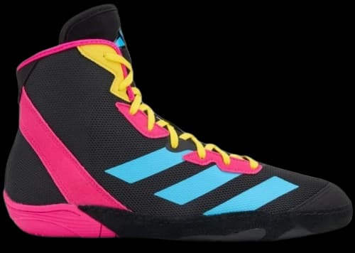 adidas Adizero Wrestling Black Signal Cyan Shock Pink