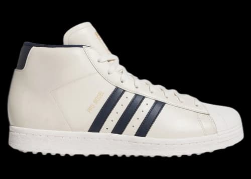 adidas Pro Model Midcut Spikeless Golf Chalk White Night Indigo