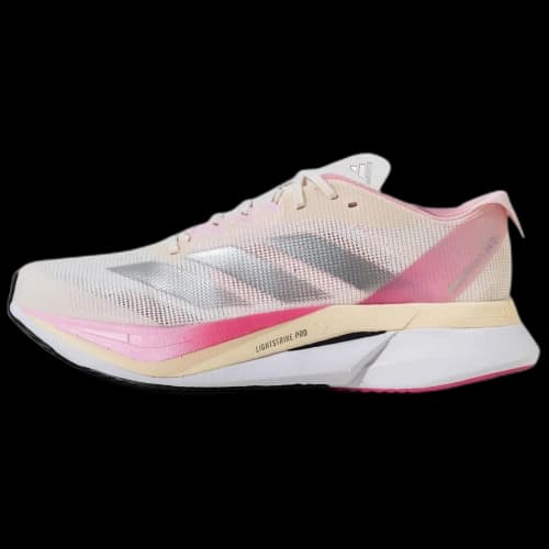adidas Adizero Boston 12 'Chalk White Clear Pink'