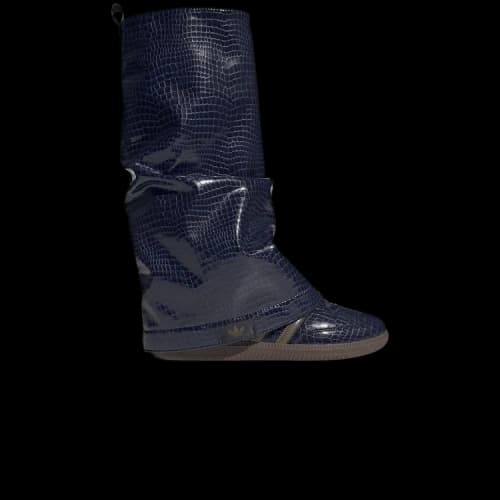 adidas Samba Snakeskin Boot Navy Olive (Women's)