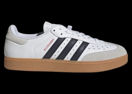 adidas Velosamba Leather White Dark Blue Pure Ruby