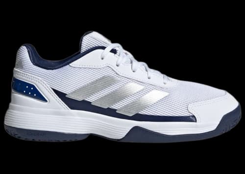 adidas Crazyquick Padel White Silver Metallic Dark Blue (GS)