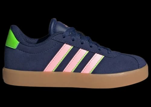 adidas VL Court 3.0 Dark Blue Pink Solar Green (GS)