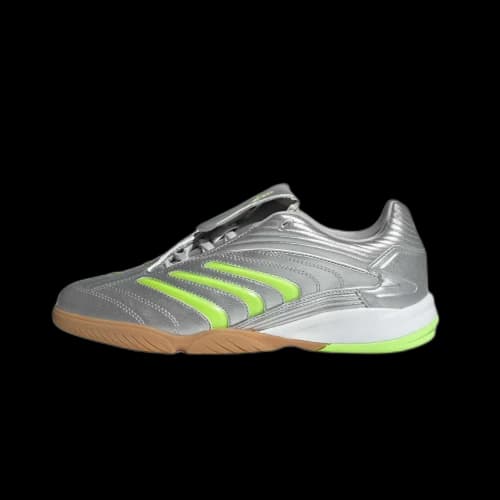 adidas Predator Sala Silver Metallic Signal Green (Women's)