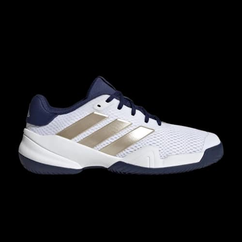 adidas Barricade White Cyber Metallic Dark Blue (GS)
