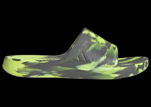 adidas Lightshift Slides Hi-Res Yellow Lucid Lemon Grey