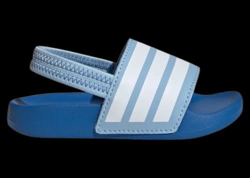 adidas Adilette Estrap Slides Clear Sky Cloud White Bright Royal (TD)