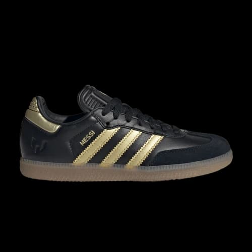 adidas Samba Indoor Core Black Gold Metallic Gum