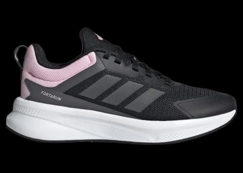 adidas Fortarun 4.0 Core Black Grey Six Clear Pink (GS)