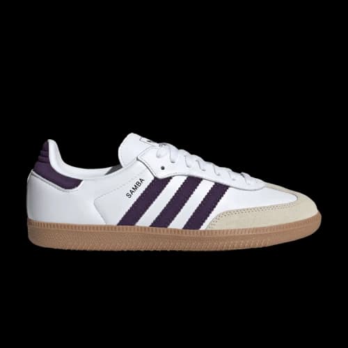 adidas Samba OG White Alumina Aurora Plum (Women's)