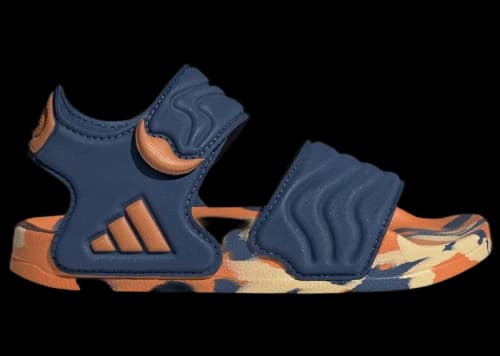 adidas Adilette Sandal 3 Dusky Petrol Pure Orange Tangerine (GS)