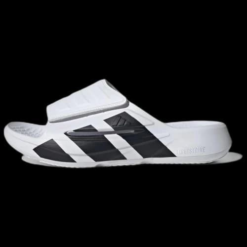 adidas Lightblaze Slides 'White Black'