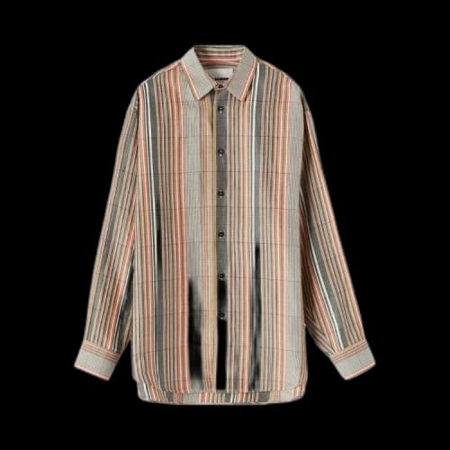 Jil Sander Button Down Collar Shirt 'Open Miscellaneous'