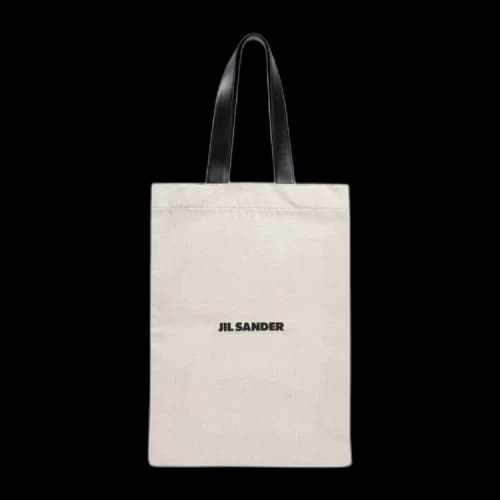Jil Sander Large Flat Shopper 'Porcelain'
