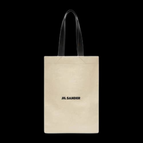 Jil Sander Grande Flat Shopper 'Porcelain'