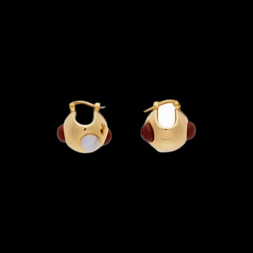 Jil Sander Globe Earrings 'Gold'