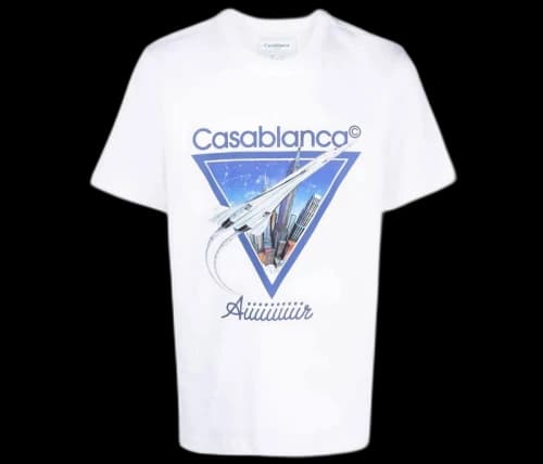 Casablanca Aiiiiir Printed T-shirt White/Multi