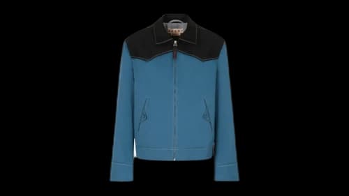 Marni Contrast Yokes Gabardine Jacket 00b42