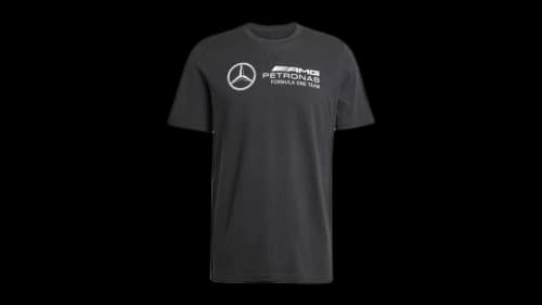 adidas Mercedes Amg Petronas Formula Team Dna Graphic T-Shirt Black/White