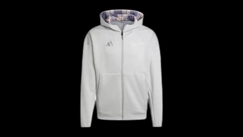 adidas Mercedes - Amg Petronas Formula Team Silver Arrows Full-Zip Hood Grey Two